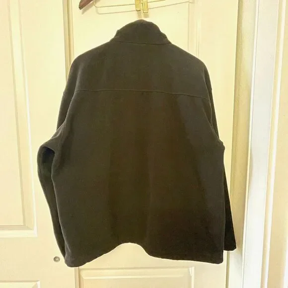 New Balance Men's Black Sherpa Fleece Funnel Neck Full-Zip Jacket coat Size L - Picture 3 of 12